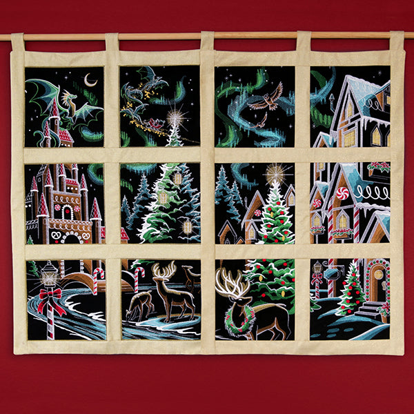 A Reindeer & Gingerbread Christmas Scene II Design Pack