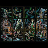 A Reindeer & Gingerbread Christmas Scene II Design Pack