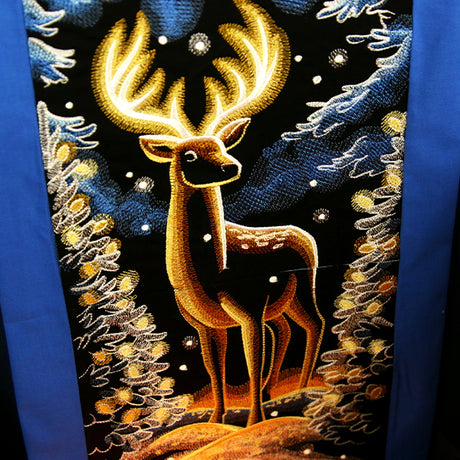 A Magic Christmas Reindeer Scene Design Pack
