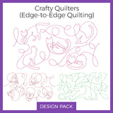A Crafty Quilters (Edge-to-Edge Quilting) Design Pack