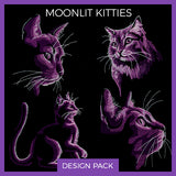 A Moonlit Kitties Design Pack