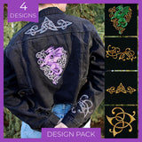 Heraldic Knotwork Dragon Design Pack