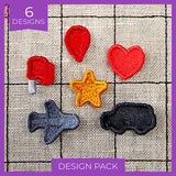 Mini Shapes (Freestanding Embroidery) Design Pack