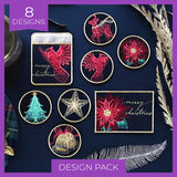 A Festive Flair Christmas Kitchen Set (In-the-Hoop) Design Pack