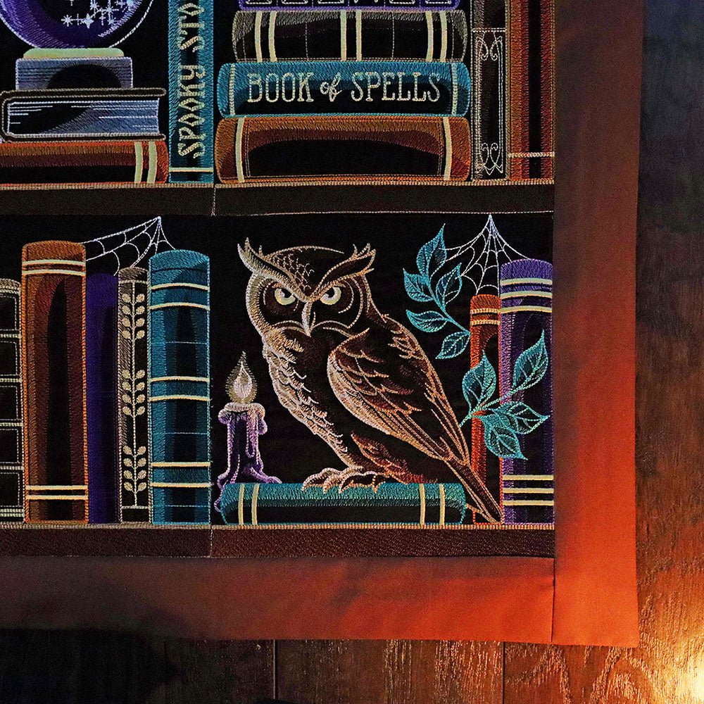 Build a Halloween Bookshelf Scene Design Pack