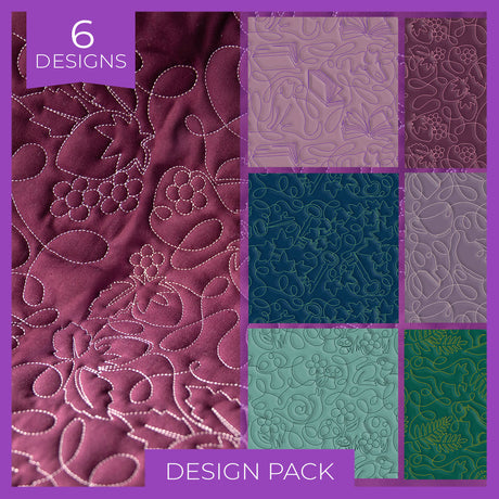 Cottagecore (Edge-to-Edge Quilting) Design Pack