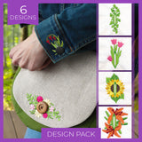 Blooming Garden Buttonhole Design Pack