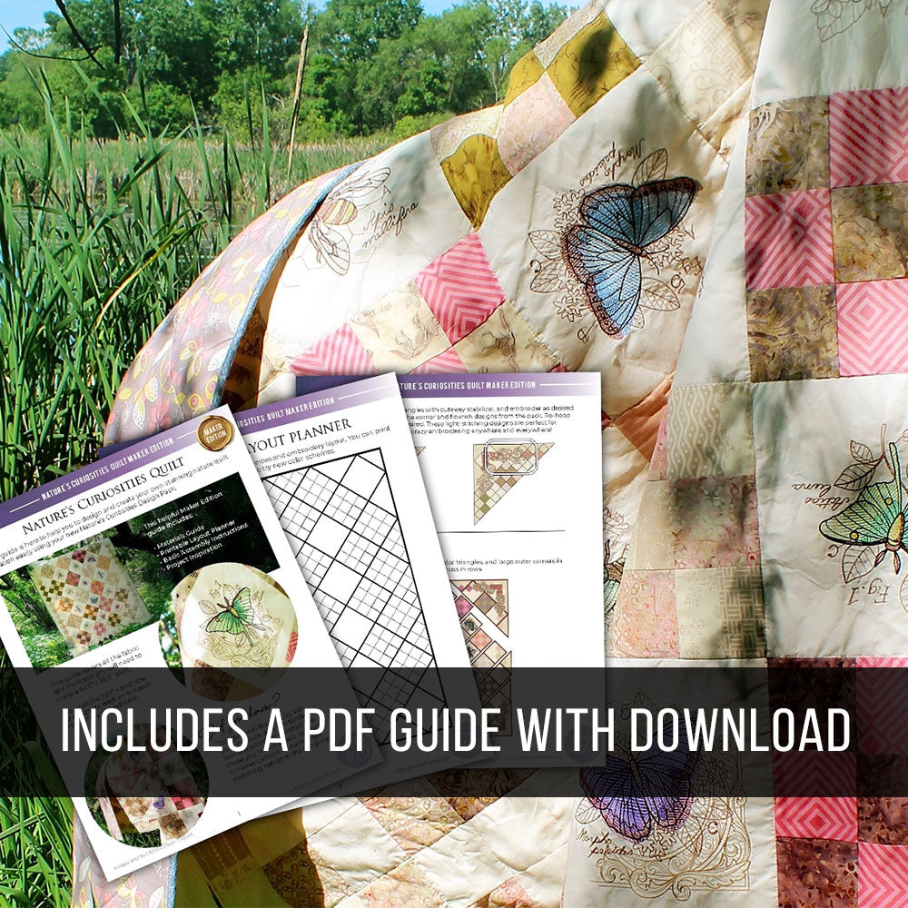 Nature's Curiosities Quilt Design Pack