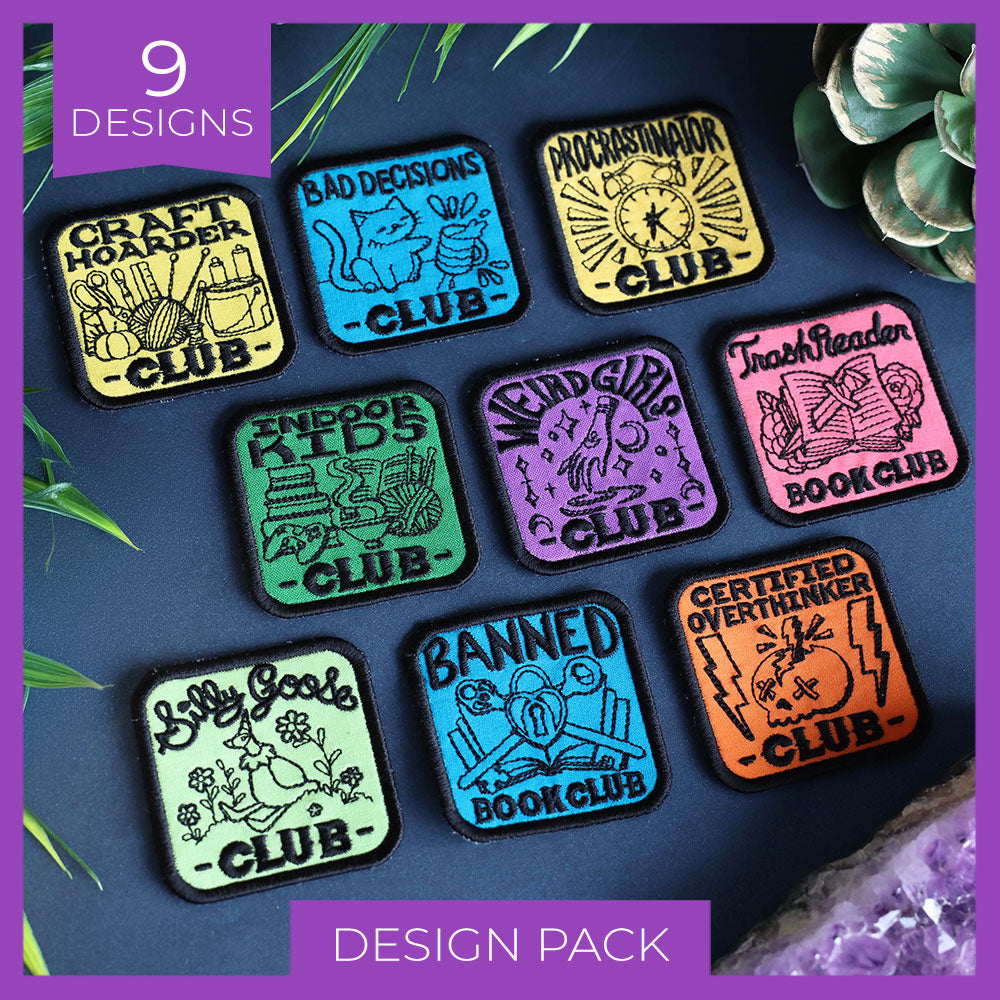 Silly Club Badges (Patch) Design Pack