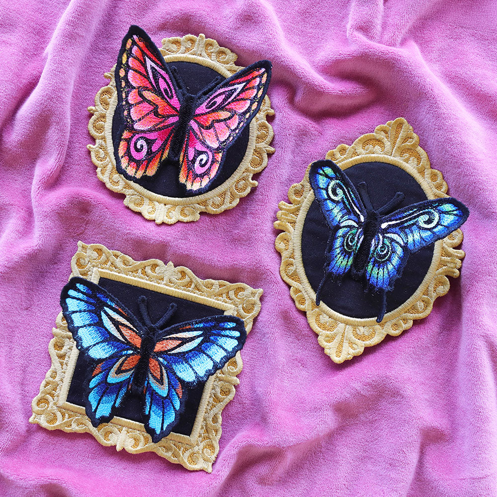 Blank Lace Edge Frame Coasters (In-the-Hoop) Design Pack