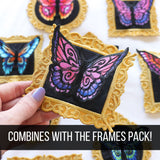 Radiant Butterflies (Freestanding) Design Pack