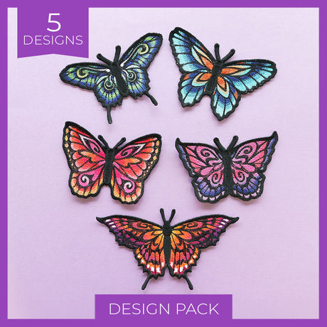 Radiant Butterflies (Freestanding) Design Pack