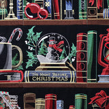Build a Christmas Bookshelf Scene Design Pack