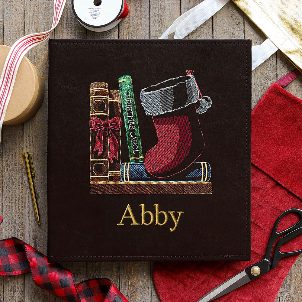 Build a Christmas Bookshelf Scene Design Pack