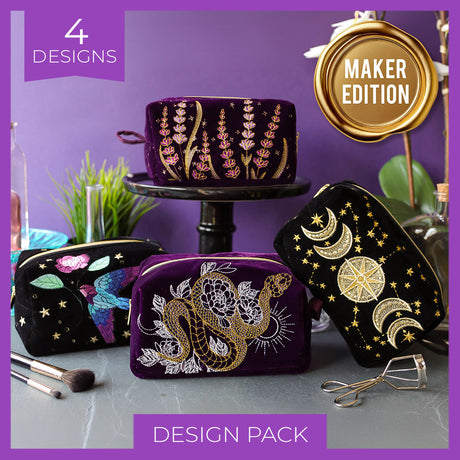Mystical 3D Makeup Bags Design Pack