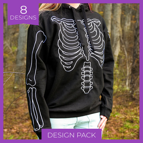 Skeleton Stitch Kit (Quilting) Design Pack