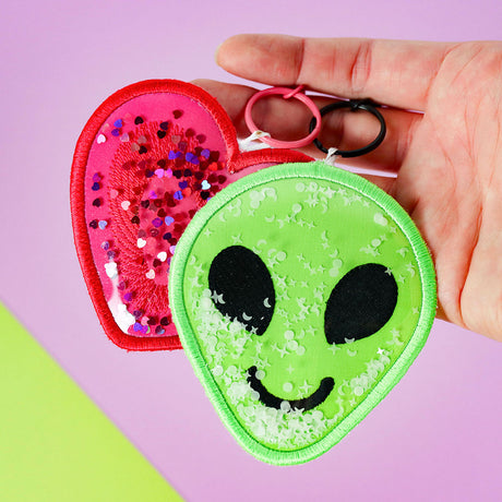 Y2K Glitter Shaker Keychains (In-the-Hoop) Design Pack