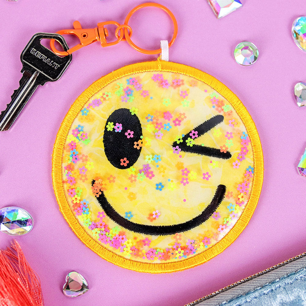 Y2K Glitter Shaker Keychains (In-the-Hoop) Design Pack