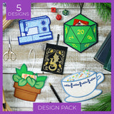 Hobby Gift Card Holders (In-the-Hoop) Design Pack
