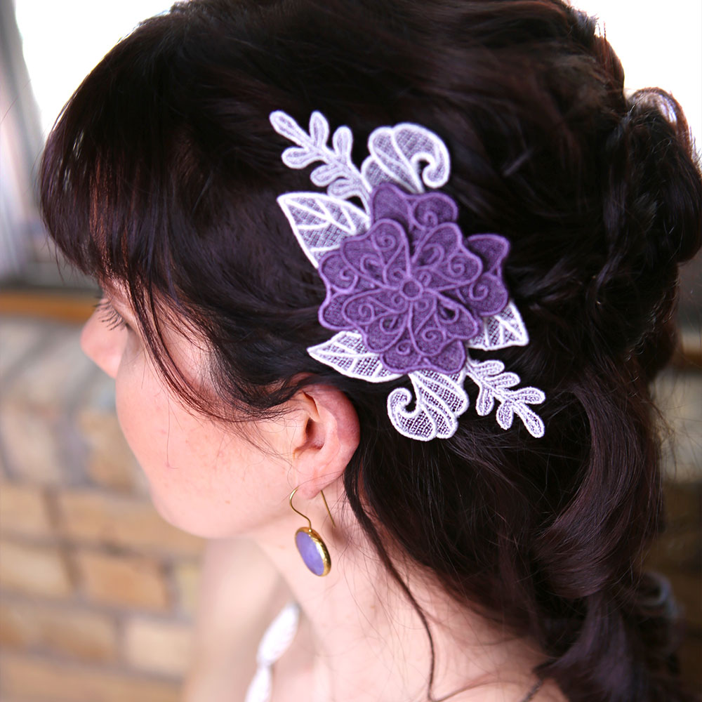 Floral Fascinator (Lace)