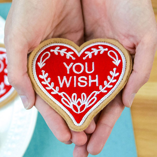 Valentine Cookie - You Wish (In-the-Hoop)