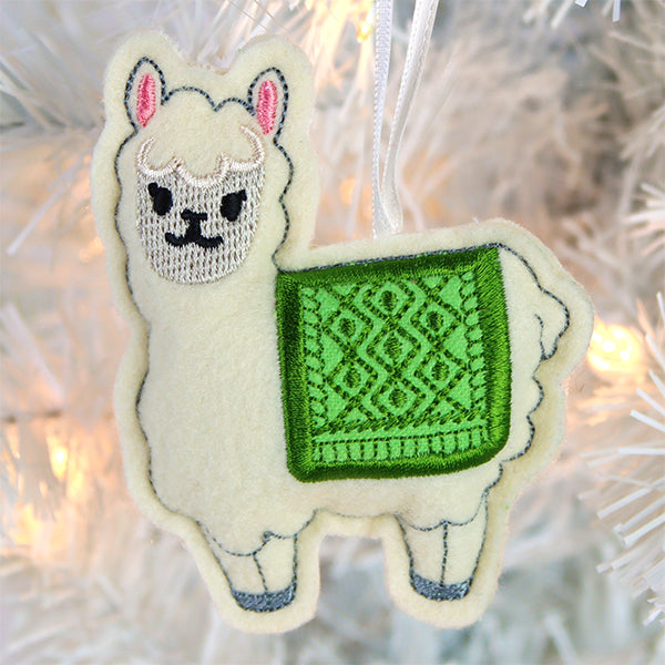 Fa la la Llama (In-the-Hoop)