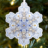 Glistening Ornament - Snowflake (In-the-Hoop)