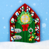 Tidings of Good Cheer Elf Door (In-the-Hoop)