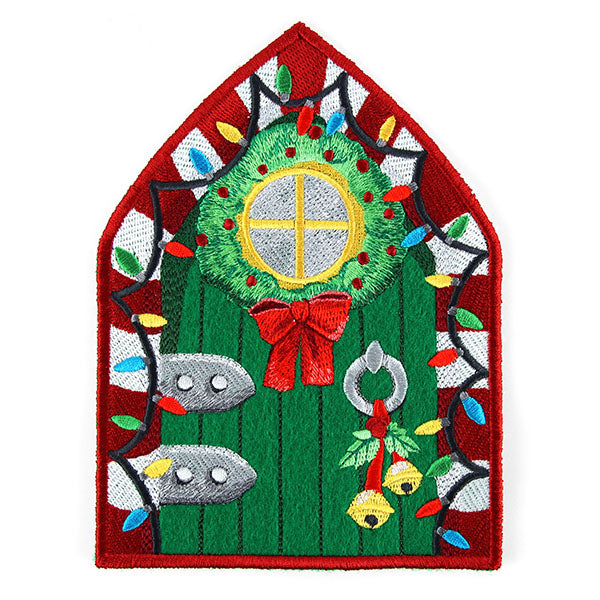 Tidings of Good Cheer Elf Door (In-the-Hoop)