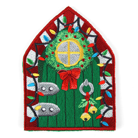 Tidings of Good Cheer Elf Door (In-the-Hoop)