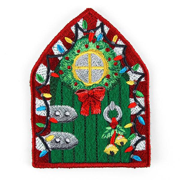 Tidings of Good Cheer Elf Door (In-the-Hoop)