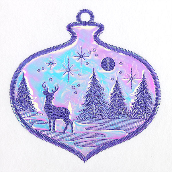 Forest Ornament Silhouette (Applique) (Mylar)