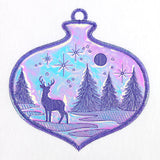 Forest Ornament Silhouette (Applique) (Mylar)
