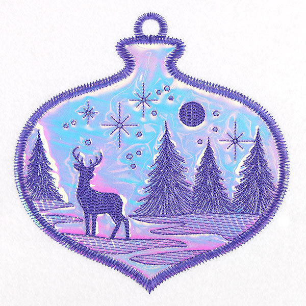 Forest Ornament Silhouette (Applique) (Mylar)
