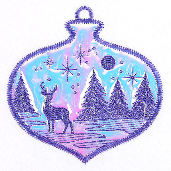 Forest Ornament Silhouette (Applique) (Mylar)