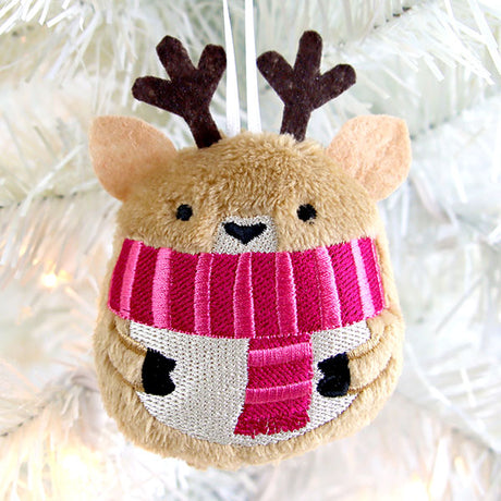 Fluffy & Festive Reindeer (In-the-Hoop)