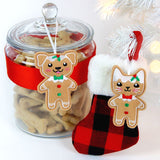 Stuffed Gingerbread Cookie Dog (In-the-Hoop)