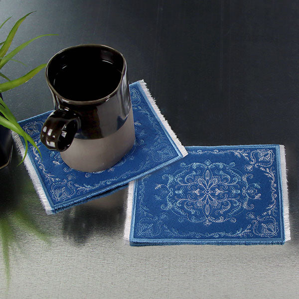 Vintage Mug Rug (In-the-Hoop)