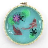 Koi Pond Shadowbox (Organza)