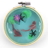 Koi Pond Shadowbox (Organza)
