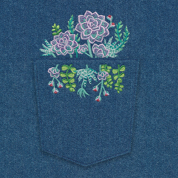Succulent Details Flower Pocket