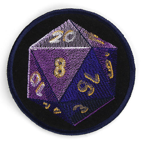 Illuminated D20 Die Coaster (In-the-Hoop)