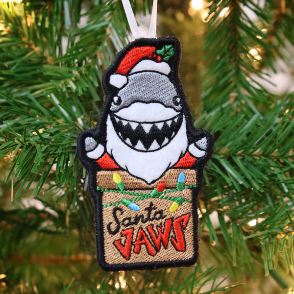 Santa Jaws Ornament (In-the-Hoop)