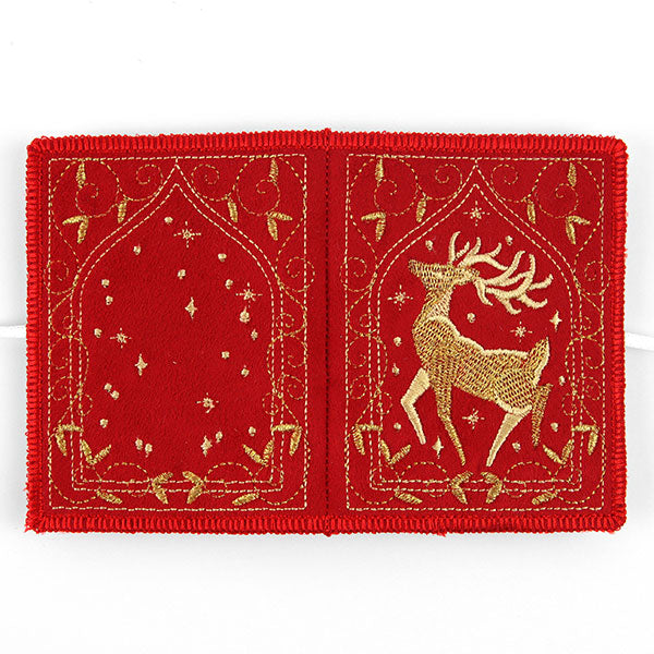 Reindeer Delights Needle Book (In-the-Hoop)