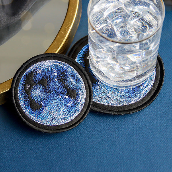 Moon Phases Coasters - Full (In-The-Hoop)