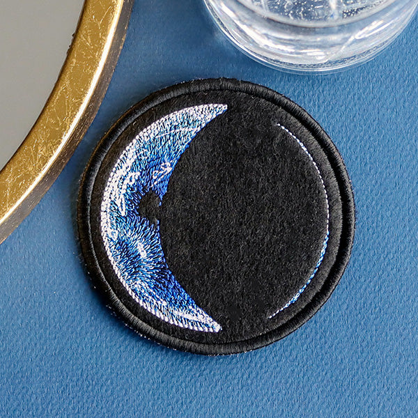 Moon Phases Coasters - Crescent (In-The-Hoop)