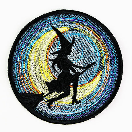 Halloween Coasters - Moonlit Witch (In-the-Hoop)