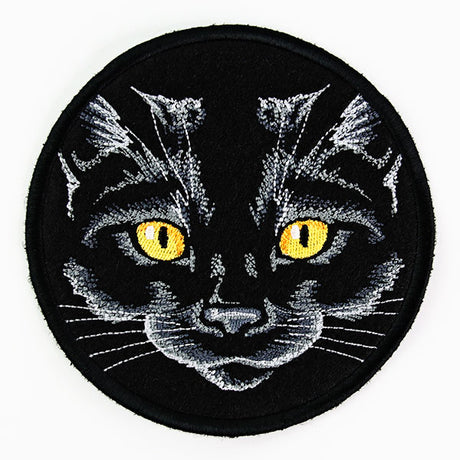 Halloween Coasters - Black Cat (In-the-Hoop)