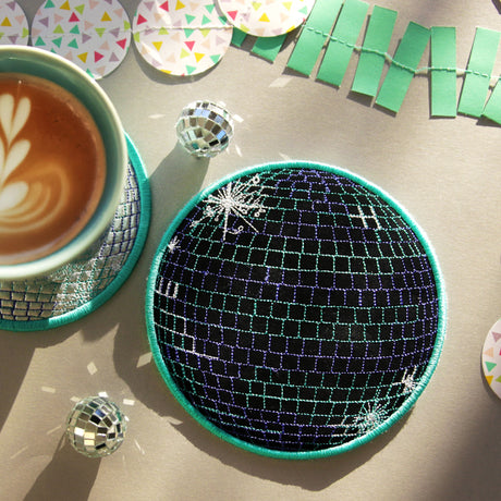 Ready to Party Disco Ball Trivet (In-the-Hoop)