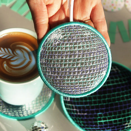 Ready to Party Disco Ball Coaster (In-the-Hoop)